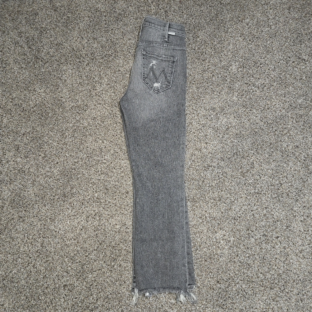 Mother The Hustler Crop Step Chew Jean Size 25 - Picture 10 of 10